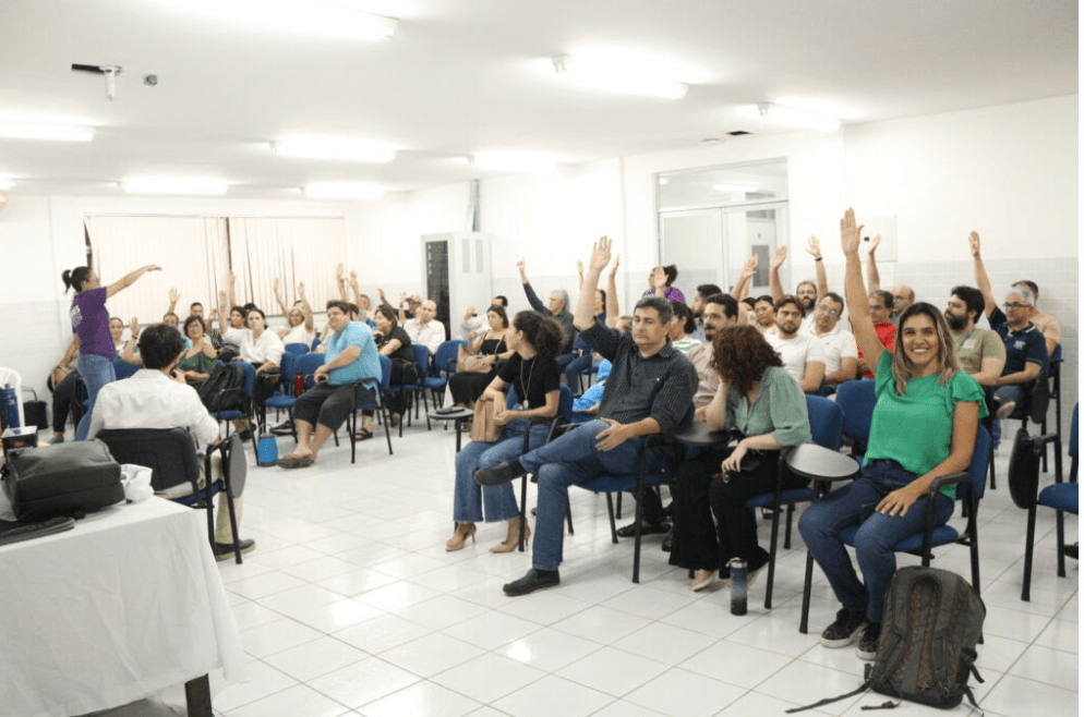 Professores do Campus da UFERSA. Foto — © Divulgação.