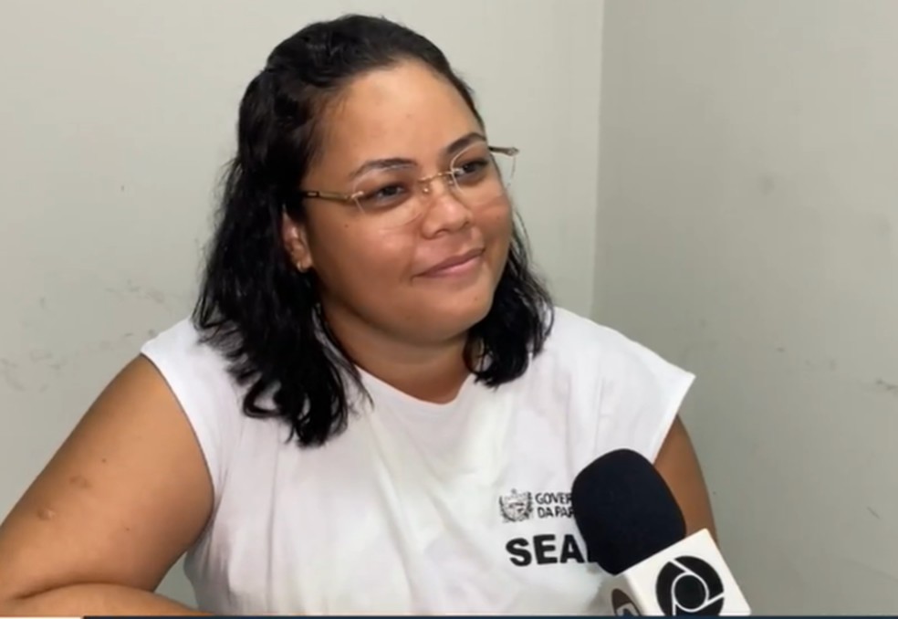 Marília Carvalho, reeducanda do presídio feminino Júlia Maranhão, em João Pessoa — Foto: TV Cabo Branco/Reprodução