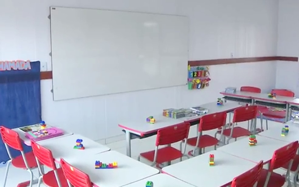 Creche em João Pessoa, na Paraíba — Foto: Reprodução/TV Cabo Branco