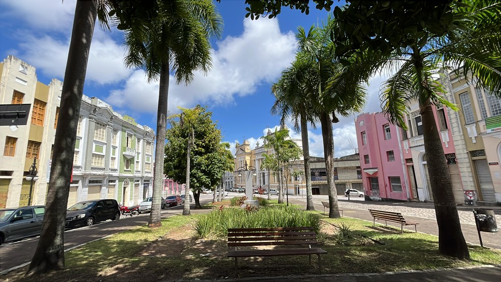 Comerciantes reclamam de falta de segurança no Centro Histórico de João Pessoa — Foto: Pedro Hugo/TV Cabo Branco