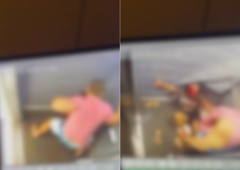 Mulher é agredida com mais de 60 socos por namorado em Natal — Foto: Reprodução