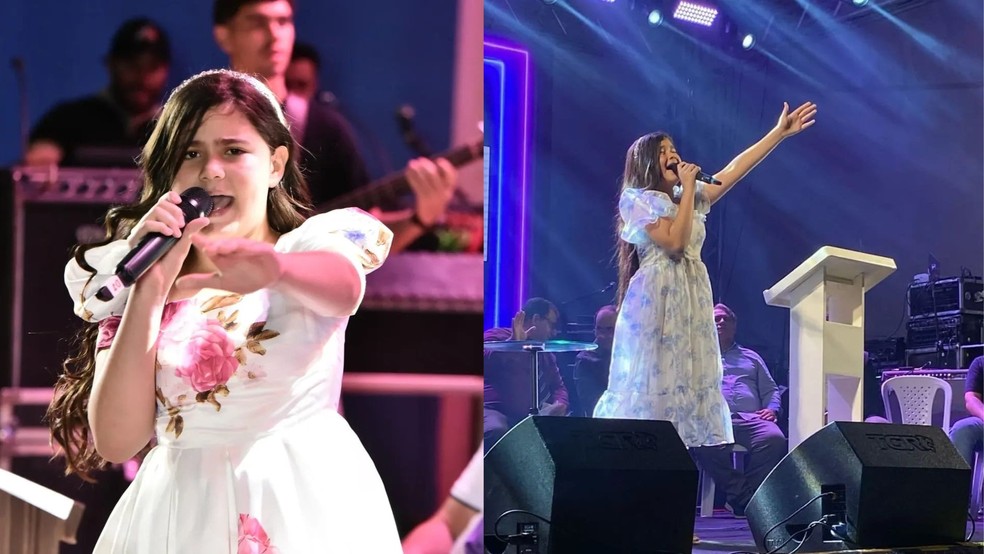 Potiguar de 11 anos chega à semifinal da Batalha de Covers Gospel nacional — Foto: Cedida