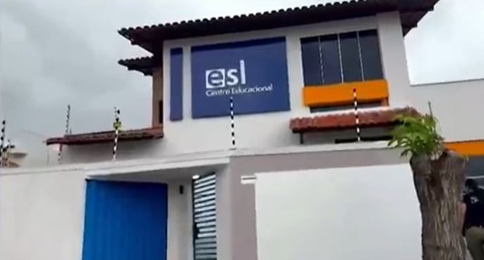 A empresa ESL Centro Educacional foi alvo da investigação — Foto: TV Cabo Branco/reprodução