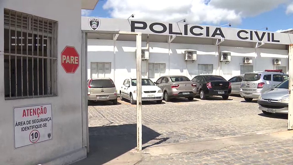 Central de Polícia Civil, em Campina Grande — Foto: Reprodução/TV Paraíba
