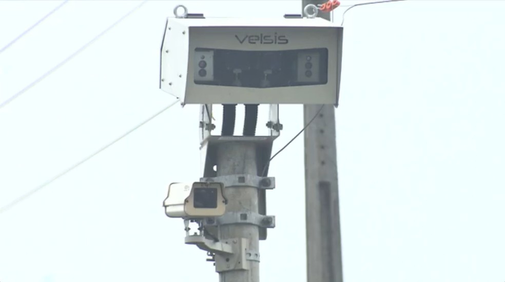 radares flagram infrações de trânsito que geraram mais de 46 mil multas até setembro de 2017 em Campina Grande — Foto: Reprodução/TV Paraíba