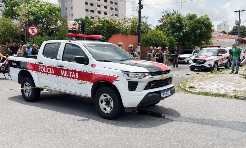 Crime aconteceu no bairro dos Estados, em João Pessoa — Foto: Reprodução/TV Cabo Branco