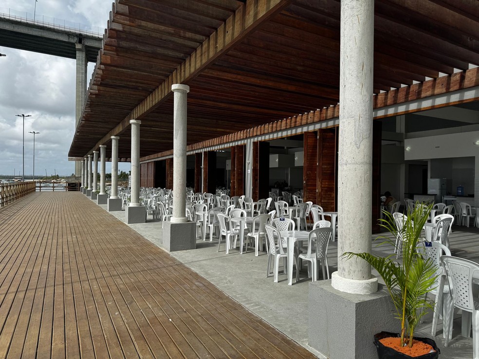 Mercado da Redinha é reaberto ao público na Zona Norte de Natal — Foto: Vinícius Marinho/Inter TV Cabugi