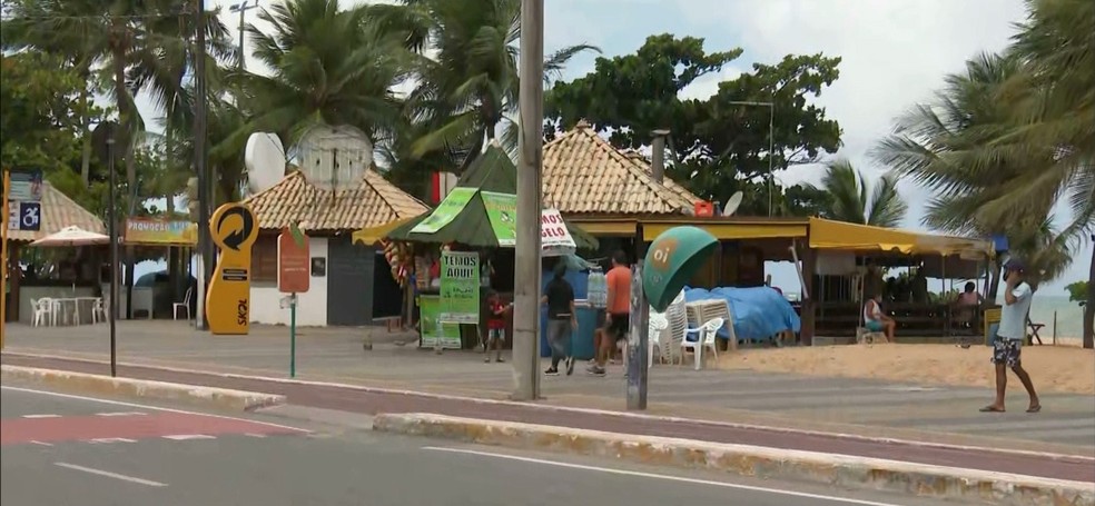MPF e MPPB recomendam criação de de lei para regulamentar comércio na orla de João Pessoa — Foto: Reprodução/TV Cabo Branco