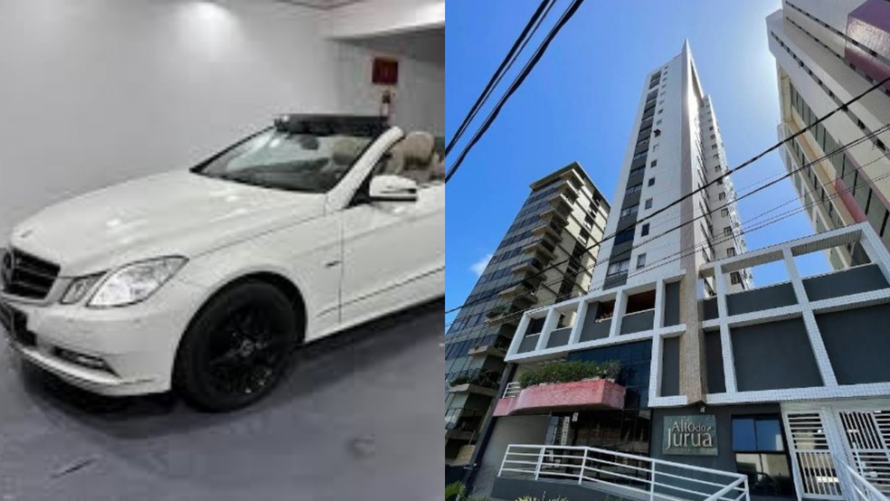 Mercedes e apartamento em Petrópolis estão em leilão — Foto: Divulgação