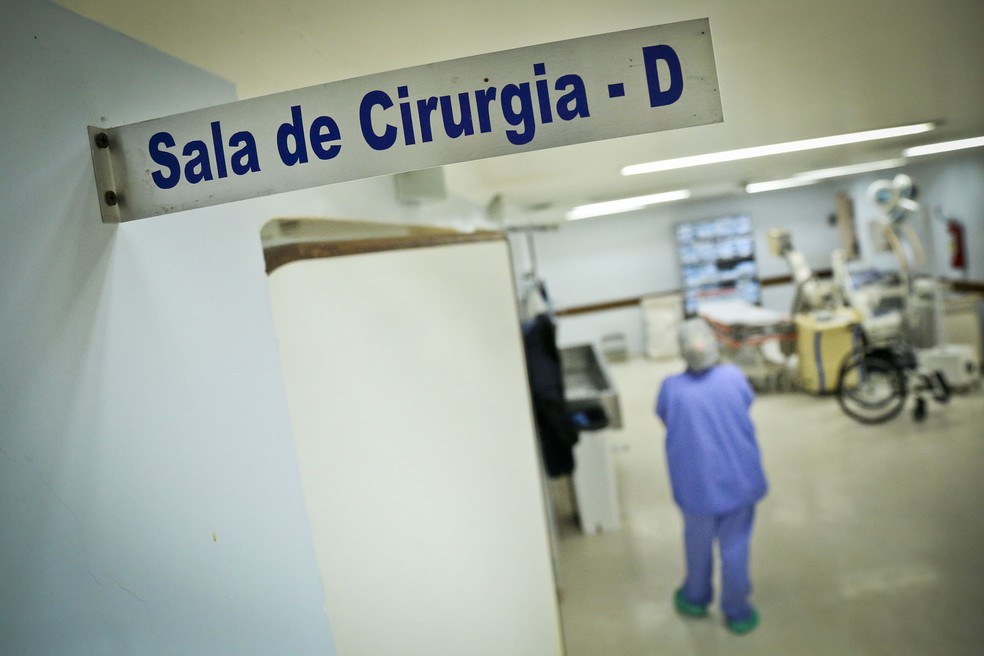 Sala de cirurgia na rede pública de saúde do Distrito Federal  — Foto: Breno Esaki/Agência Saúde