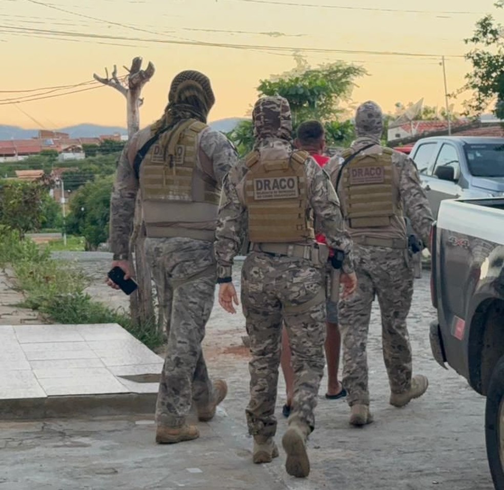 Operação desarticula grupo criminoso em Patos, PB — Foto: Divulgação/Polícia Civil da Paraíba