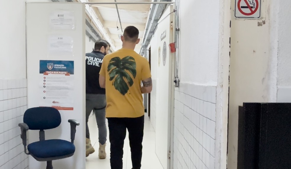 Guarda municipal do RN é preso em João Pessoa após ameaçar funcionário de casa de shows com arma — Foto: Reprodução / Flávio Fernandes