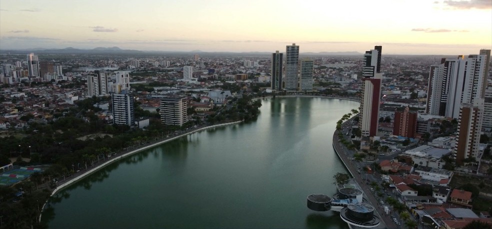 Açude Velho em Campina Grande — Foto: Reprodução/TV Cabo Branco