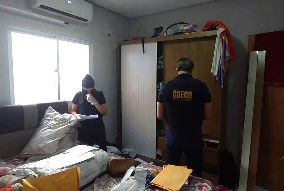 Gaeco cumpre no MA mandado contra membro de organização criminosa suspeita de clonagem de veículos no RN — Foto: Divulgação/Ministério Público do Maranhão