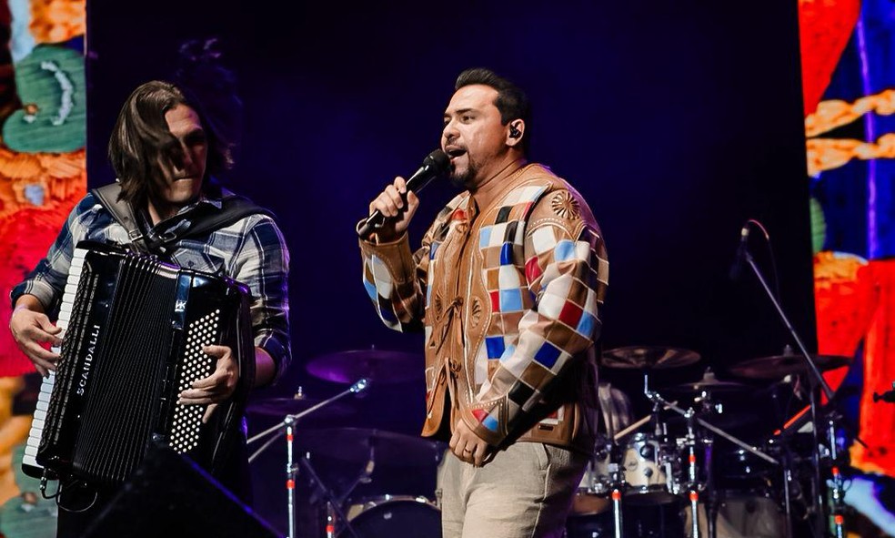 Xand Avião no São João 2025 de Campina Grande — Foto: Natasha Leoni/Arte Produções