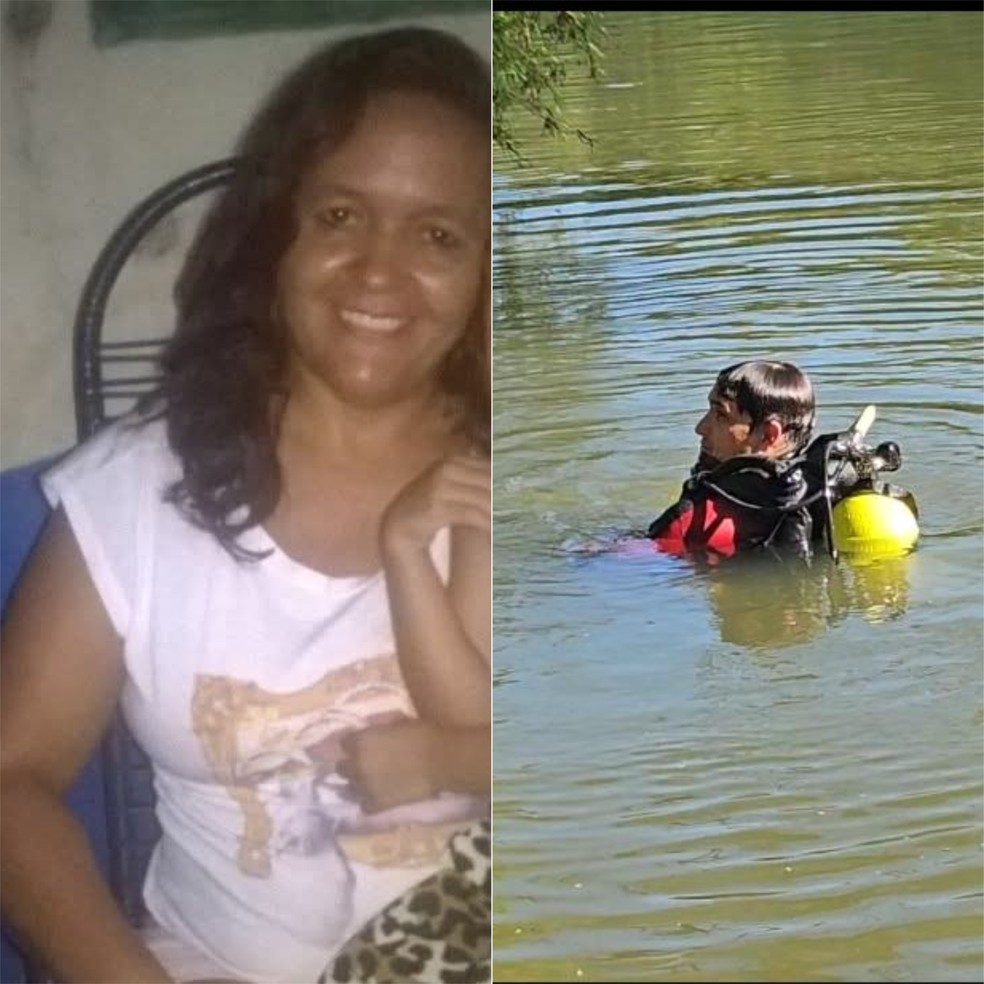 Mulher despareceu no Rio Mossoró — Foto: Cedida