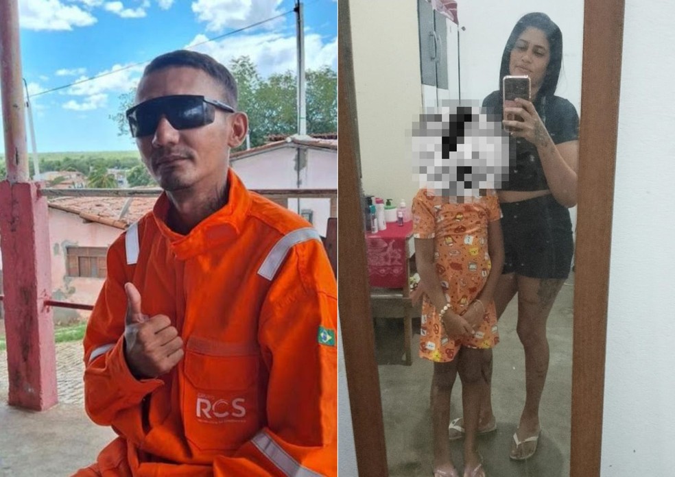 Duplo homicídio em Pendências: casal é morto a tiros em pousada e menina de 7 anos fica ferida — Foto: Reprodução