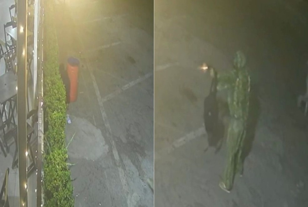 Execução aconteceu na em churrascaria na BR-304, em Mossoró — Foto: Reprodução
