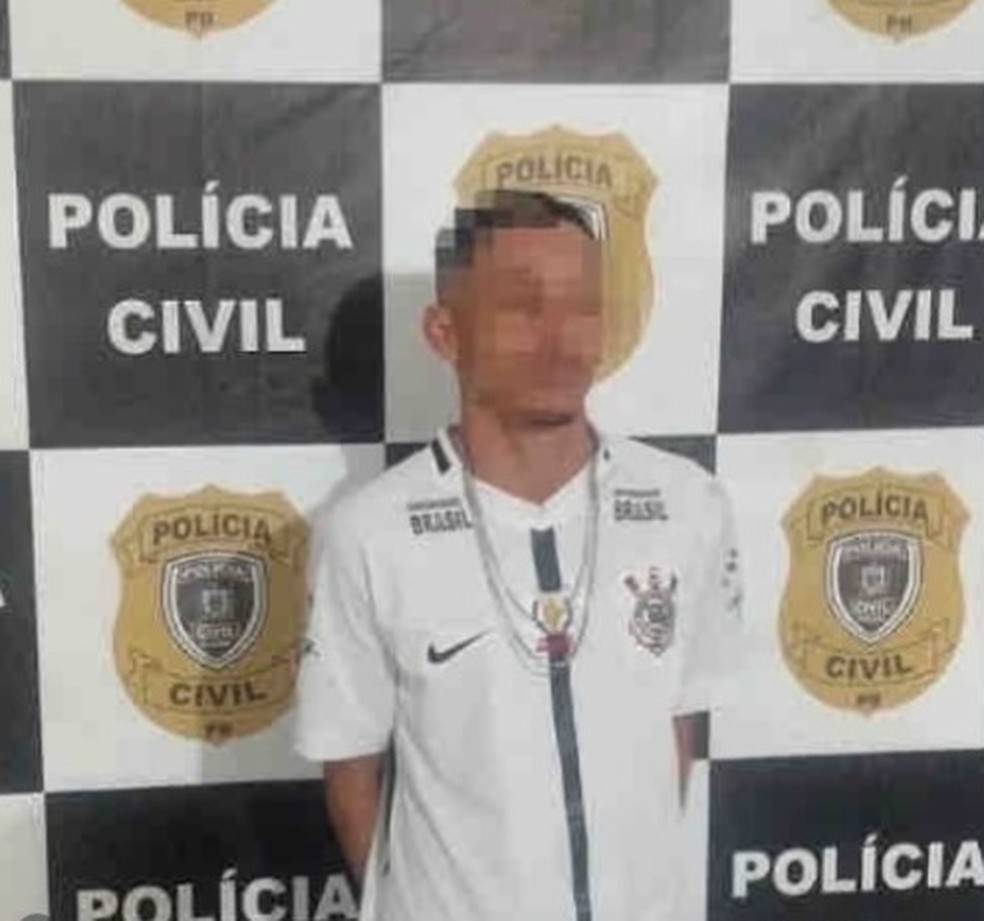 Homem preso por estupro de vulnerável em Solânea — Foto: Reprodução/Polícia Civil