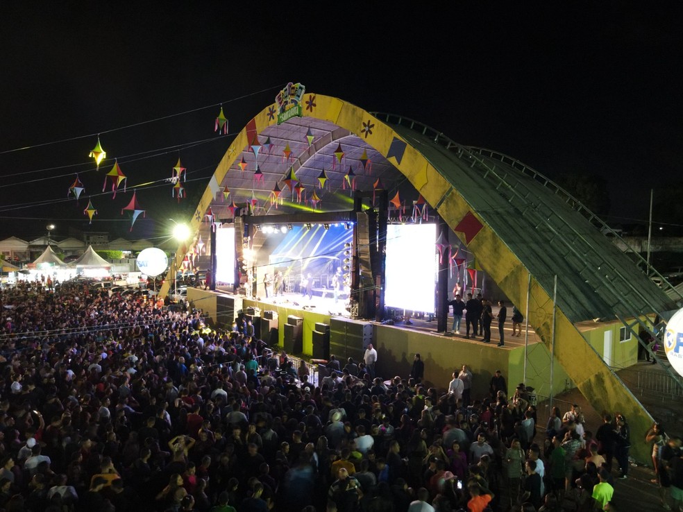 São João de Santa Rita, na Paraíba, é cancelado após fortes chuvas — Foto: Divulgação