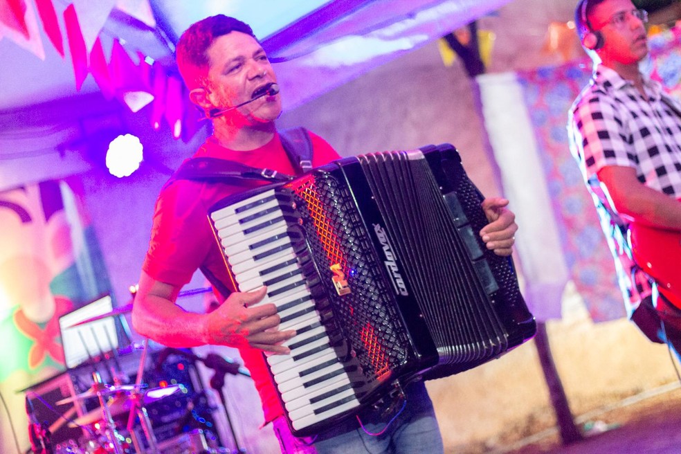 Pedro Matias é finalista da região Central na Batalha dos Sanfoneiros — Foto: Cedida