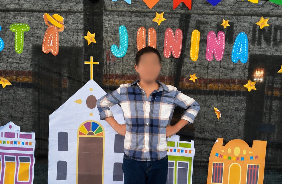 Família denuncia exclusão de criança autista em quadrilha junina de escola, em João Pessoa — Foto: Arquivo Pessoal