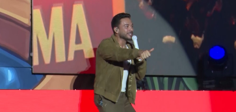 Wesley Safadão lotou o Parque do Povo, em Campina Grande, durante o São João 2026 — Foto: TV Paraíba