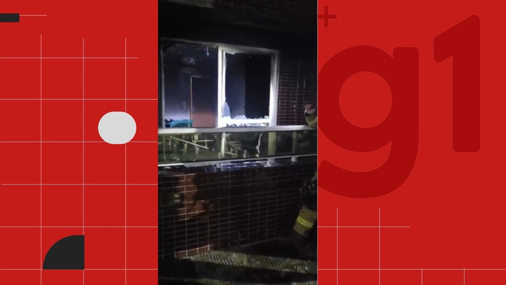 Homem é suspeito de atear fogo no apartamento da ex-companheira por não aceitar o fim do relacionamento — Foto: Reprodução/Instagram