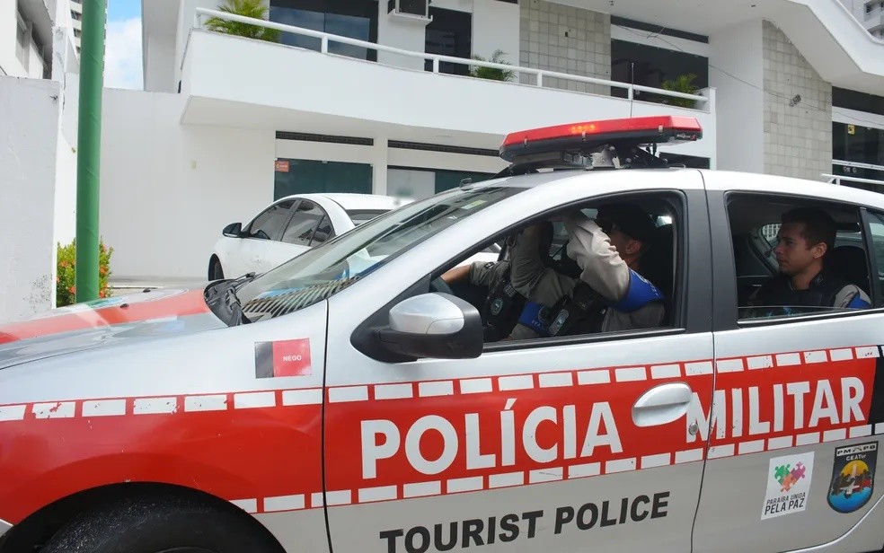 Viatura do BEPTur da Polícia Militar — Foto: Walter Paparazzo/g1