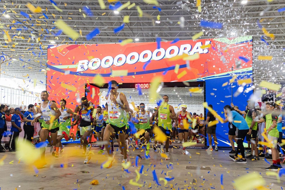 A prova reúne atletas de diferentes estados brasileiros na arena da Maratona Internacional de João Pessoa — Foto: Divulgação/Sejer