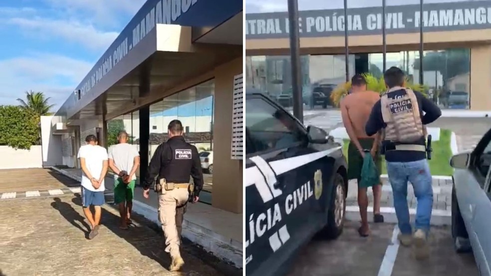 Seis pessoas são presas suspeitas de tráfico, associação criminosa e ameaças contra indígenas no Litoral Norte da Paraíba — Foto: Reprodução/Polícia Civil