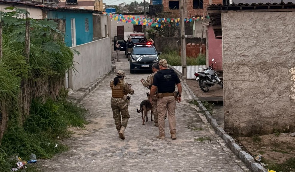 Operação mira grupos criminosos suspeitos de homicídios e tráfico de drogas no Litoral Norte da PB — Foto: Reprodução / Polícia Civil da Paraíba