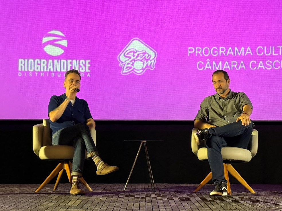 Ação Leitura 2026 abre programação com bate-papo com Nando Reis em Natal — Foto: Fernanda Zauli / g1