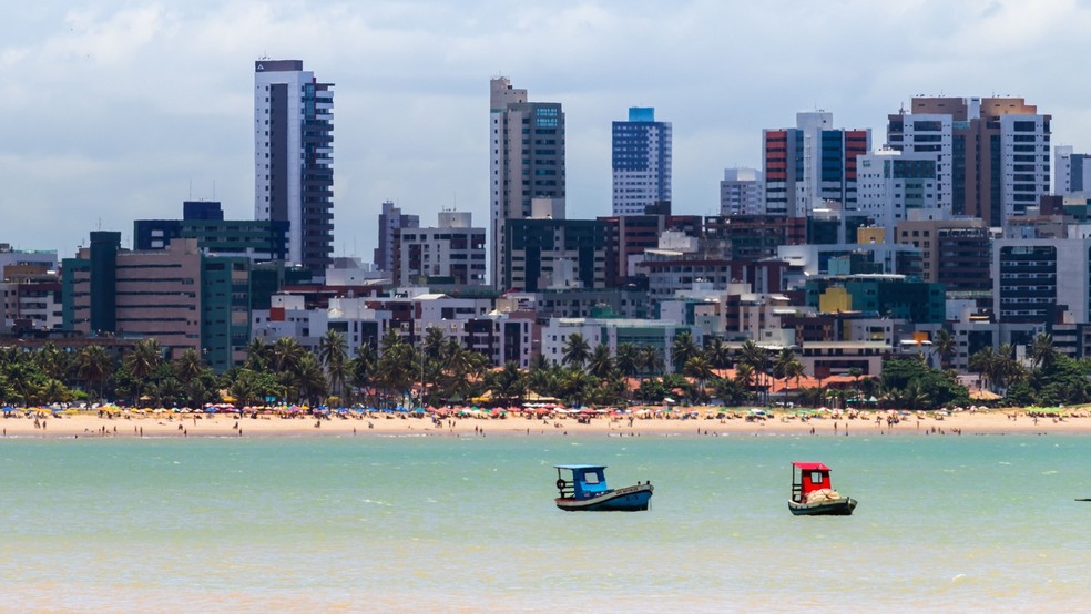Orla de João Pessoa  — Foto: Nordeste Incorporações/Acervo