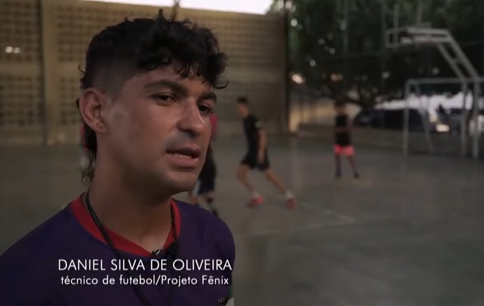 Daniel foi personagem de uma reportagem do Fantástico — Foto: Reprodução/TV Globo