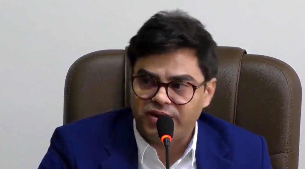 Vereador Lucieldo da Silva, de Currais Novos, foi indiciado por importunação sexual — Foto: Reprodução/Câmara Municipal de Currais Novos