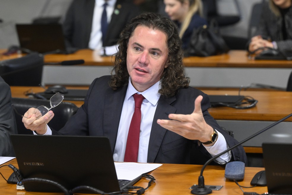 Veneziano, candidato a senador pela Paraíba, declara patrimônio de R$ 1 milhão ao TSE — Foto: Carlos Moura/Agência Senado