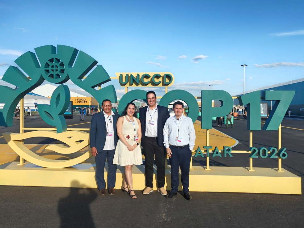 Pesquisadores da UFCG apresentam trabalho em congresso da ONU na Mongólia — Foto: Divulgação/OCA UFCG