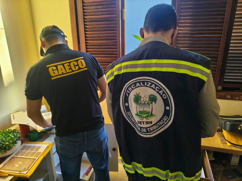 MPRN e forças do Gaesf deflagram operação contra sonegação fiscal e lavagem de dinheiro — Foto: Divulgação/MPRN