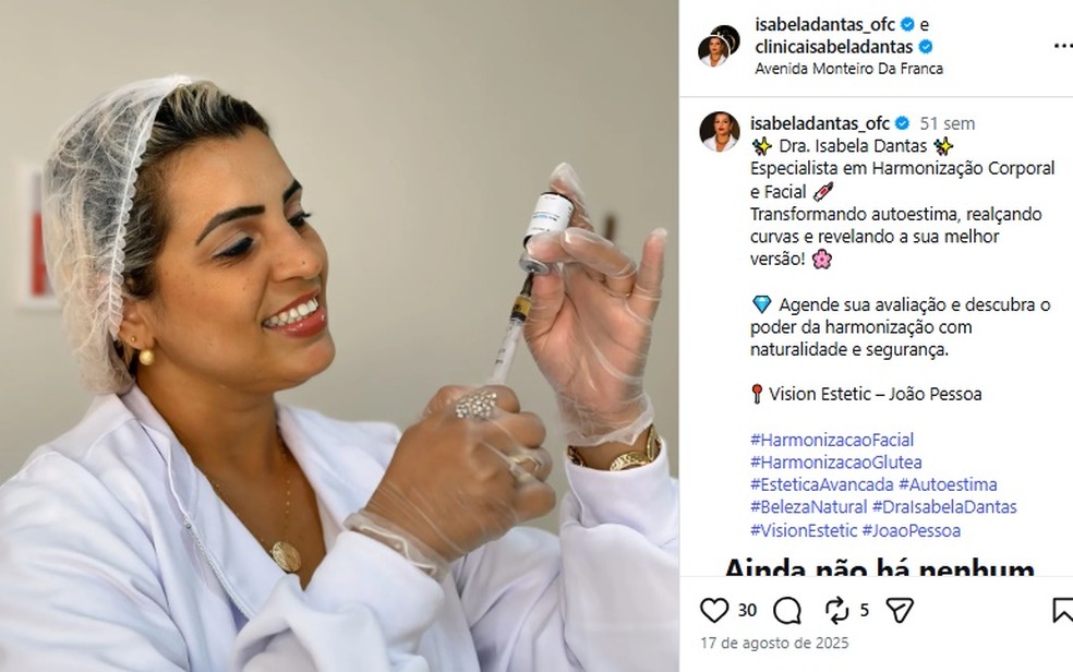 Nas redes sociais, suspeita se apresentava como