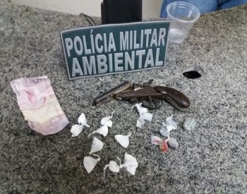 Drogas apreendidas pela Polícia.