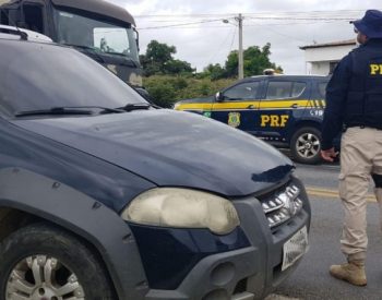 Blitz da Polícia Federal na BR-226 próximo ao município de Jucurutu.
