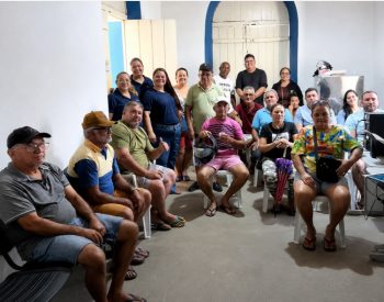 A reunião foi realizada na Secretaria de Cultura no antigo Sobrado em Jardim do Seridó.  Foto — ©Redes Sociais.