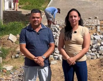 Vereador Cássio de Zequinha e a prefeita Dra. Silvana Costa. Foto — ©reprodução / Redes Sociais.