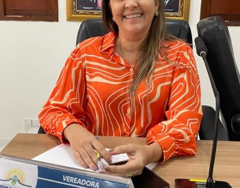 Vereadora Juliana Sampaio – (REPUBLICANOS). Foto — ©Assessoria.