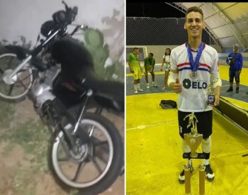 Jovem identificado como “Nayron Felipe”. Foto — ©Reprodução.