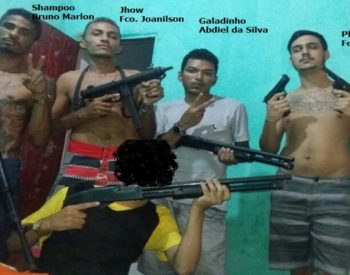 Imagem cedida pela policia e segundo o Delegado a foto foi feita na noite de chacina
