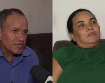 Os pais de Ana Sophia, João Simplício e Maria do Socorro — Foto: Reprodução/TV Cabo Branco