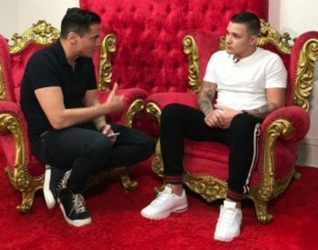 Cantor abriu o coração em entrevista a Leo Dias — Foto: Reprodução