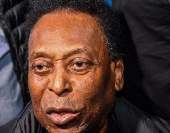 Ex-jogador de futebol Edson Arantes do Nascimento, Pelé. Foto — ©NELSON ALMEIDA/AFP.